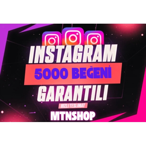  İNSTAGRAM 5000 BEĞENİ !!